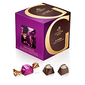 Chocolate GODIVA ngon nhất thế giới G Cubes Hộp quà tặng 22 cái vị Dark