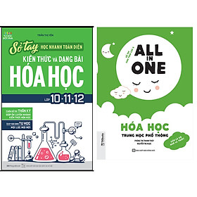 Combo All In One - Hóa Học Trung Học Phổ Thông+Sổ Tay Học Nhanh Toàn Diện Kiến Thức Và Dạng Bài Hóa Học Lớp 10 - 11 - 12