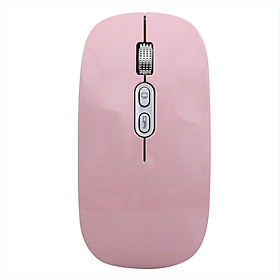 HXSJ M103 Rechargeable Wireless Mouse 2.4G Wireless Mouse Ultra-thin Mute Mouse 3 Adjustable DPI Built-in 500mAh Battery