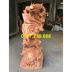 Mua tượng đạt ma bằng gỗ hương 60cm
