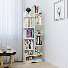 Mua kệ sách   kệ gỗ hình cây 8 ngăn lắp ráp siêu đẹp gỗ MDF chống ẩm cực tốt hàng cao cấp 3 tầng 5 tầng 7 tầng thông minh rẻ