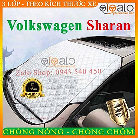 Bạt Phủ dành cho Ô Tô Volkswagen Sharan Cao Cấp 3 Lớp Chống Nắng Nóng Chống Nước Chống xước