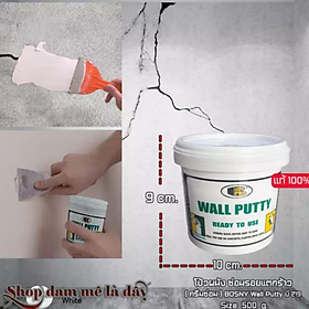 Keo trám trét khe hở, xử lý vết nứt tường chống thấm nước wall putty Bosny 1.5kg - Thái Lan