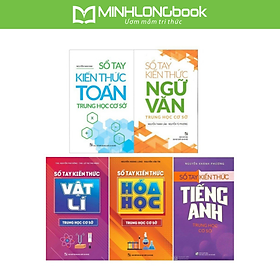 Sách: Combo 5 Cuốn Sổ Tay Kiến Thức Trung Học Cơ sở