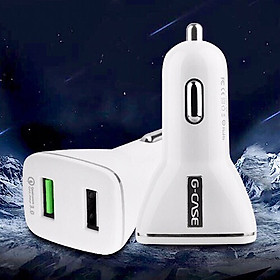 Mua Củ sạc xe hơi hiệu G-Case 2 cổng Usb + sạc nhanh Qualcomm Quick Charge 3.0 - Hàng nhập khẩu