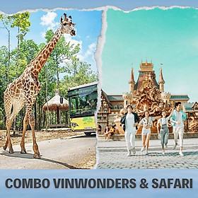 Combo Vé VinWonders Và Vé Vườn Thú Mở Vinpearl Safari Phú Quốc, Vui Chơi Trong 01 Ngày