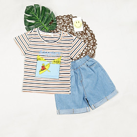 SET ÁO SỌC ADVENTURE+QLỬNG BO GIẤY