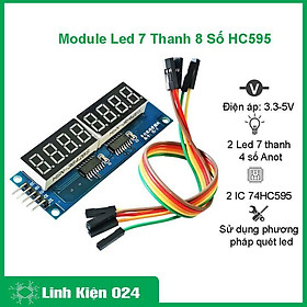 Mua Module led 7 thanh 8 số HC595