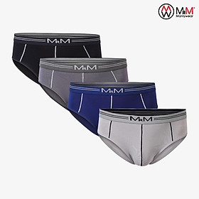 Combo 4 Quần Lót Nam Quần Sịp Nam Sợi Tre BamBoo Mềm Mịn Siêu Thoáng Mát, Co Giãn 4 Chiều, Thoải Mái MRM FASHION ( Mix Màu)