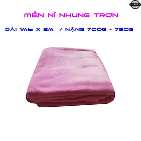 Mền chỉ len trơn 1m6 x 2m / 750g - 800g