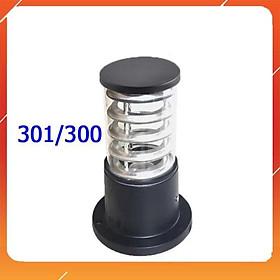 Mua Đèn cột trụ sân vườn đui E27 cao 30cm - 40cm màu đen màu ghi trang trí sân vườn  công viên  vườn hoa  đèn dẫn lối đi