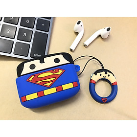 Mua AIRPODS CASE BAO CASE SILICON VỎ ỐP SILICON BẢO VỆ CHO TAI NGHE AIRPODS 1  AIRPODS 2  AIRPODS PRO HÌNH SUPER MAN