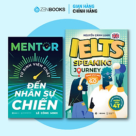 Bộ Sách Mentor + IELTS Speaking Journey: Lộ trình tự học IELTS Speaking từ cơ bản đến band 6.0