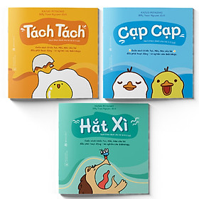 Sách Ehon - Combo 3 cuốn Thật bất ngờ - Dành cho trẻ từ 0 - 2 tuổi