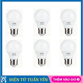 Mua Combo 6 bóng đèn led bulb 5W MPE - Hàng chính hãng