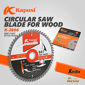 Mua Lưỡi cưa cắt gỗ KAPUSI Nhật Bản đủ đường kính   số răng 40-60  hợp kim cao cấp