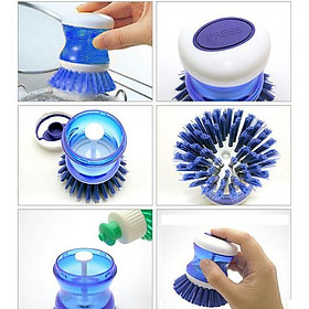 Mua Dụng Cụ Cọ Rửa Xoong Nồi Có Bầu Chứa Xà Bông br00308