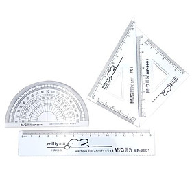 Bộ 4 thước m&g 15cm mf9601