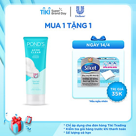 Sữa Rửa Mặt Ngừa Mụn Pond's Acne Clear (100g)