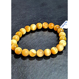 Vòng Tay Đá Mắt Hổ Vàng Tươi Thiên Nhiên Size 8li – VTD333