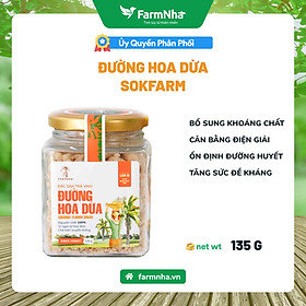 Đường hoa dừa Sokfarm 100% Organic - Hàng chính hãng - Có chỉ số đường huyết thấp, giàu chất chống oxy hóa, phù hợp cho người bị tiểu đường [FARM NHÀ VIỆT]