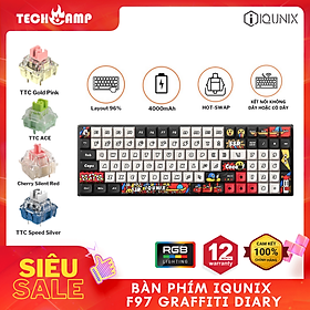 Mua Bàn phím IQUNIX F97 Graffiti Diary - Hàng chính hãng