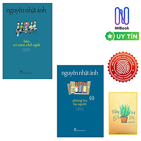 Combo Bàn Có Năm Chỗ Ngồi và Phòng Trọ Ba Người ( Tặng Kèm Sổ Tay Xương Rồng )