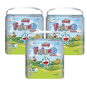 Combo 3 Tã Quần Goo.n Friend Gói Siêu Đại M68/L60/XL52/XXL46