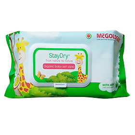 Khăn Giấy Ướt Cao Cấp Không Hương Staydry KU-STCC-KH100 (100 Tờ)