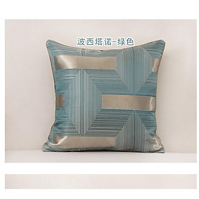 Mua VỎ Gối Tựa Lưng VẢI PHI LỤA BÓNG THƯỢNG HẢI THÊU CHỈ NỔI CAO CẤP ĐX093