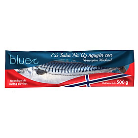 Cá Saba Nauy nguyên con Blue 500g