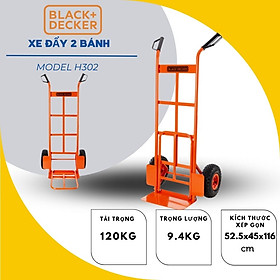 Mua Xe đẩy hàng 2 bánh cao cấp BLACKANDDECKER (BLACK+DECKER) H302 tải trọng 120kg