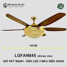 Mua Quạt Trần Tân Cổ Điển Lê Gia LGFAN845 | Quạt Trần Gió Mạnh - Hàng Nhập Khẩu