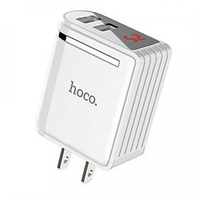 Sạc Hoco C39 Sạc nhanh 2 cổng Usb 12W - Hàng chính hãng