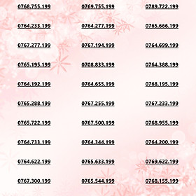 Sim số chọn Mobifone Lộc Phát Gia đuôi 199, Sim Làm Ăn, Sim Dễ Nhớ, Số Tiến