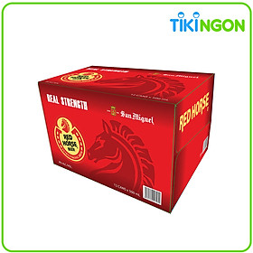 Thùng 12 Lon Bia SAN MIGUEL Red Horse 500 ml