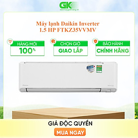 Máy lạnh Daikin Inverter 1.5 HP FTKZ35VVMV - Hàng chính hãng (Chỉ giao HCM)