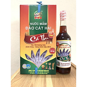 Nước Mắm Cá Thu Vàng hàm lượng Protein cao, dung tích 650ml/chai