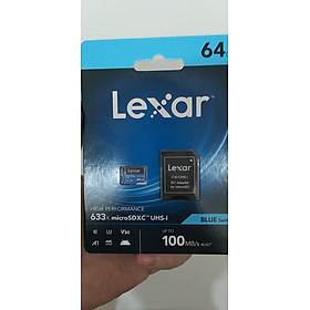 Mua Thẻ Nhớ Lexar Micro SDXC 633X 64GB (100MB/s) hàng chính hãng