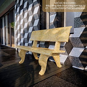 Mua GHẾ ĐÁ DÀI NGOÀI TRỜI/SÂN VƯỜN/TRONG NHÀ-VÀNG BÌNH ĐỊNH-ĐẬM LOẠI 1