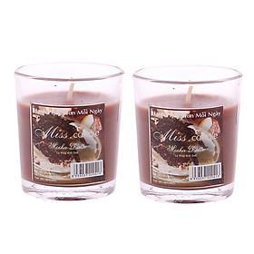Bộ 2 ly nến thơm votives Miss Candle FtraMart NQM0413 (Chọn 11 mùi hương)