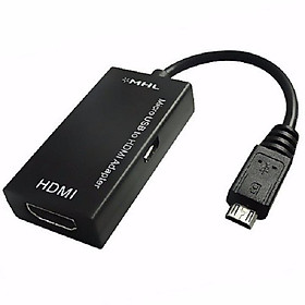 Mua Cáp chuyển đổi Micro USB ra HDMI MHL cho Smartphone kết nối Tivi (MHL đen)