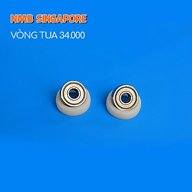 Mua Cặp combo bộ sơ mi nhựa vòng bi 608 en ét ka en em bê thay thế bạc quạt