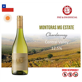 Rượu Vang Trắng Chile MontGras MG Estate Chardonnay