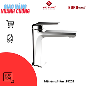 VÒI LAVABO ĐỒNG THAU NÓNG LẠNH EUROVINTO CAO CẤP MÃ 18202