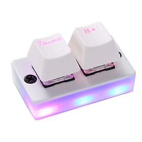 USB Wired Mini 2 Key Mechanical Gaming Keyboard Programming RGB LED