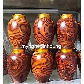 Mua Hộp đựng trà  ( chè ) bằng gỗ  trắc cao 20x11cm đẹp long lanh