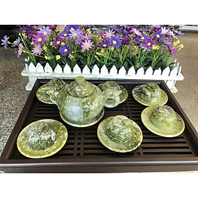 Mua Bộ ấm trà đá ngọc Ấn Độ