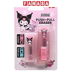 Gôm Đẩy Kuromi - iiGEN IG5788 - Màu Hồng