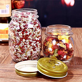 Mua Hủ Thuỷ Tinh In Nổi Hoa Rơi Đựng Thực Phẩm Gia Vị - hủ